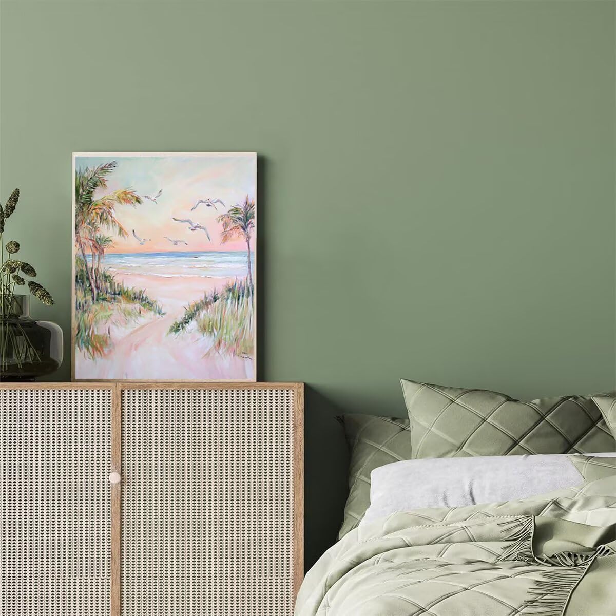 Dipingere con i Numeri Oceano, Paint by Numbers Adulti Seagull, Fai da te Creativi Adulti Quadri da Dipingere Numerati Kit per Decorazione Della Parete di Casa, Regalo 70x95 cm Senza Cornice 75-E