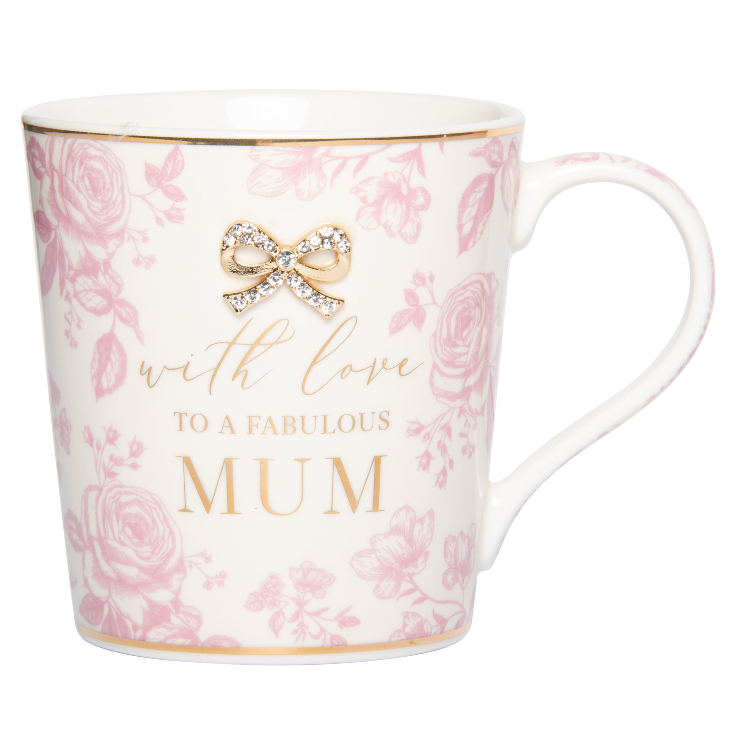Lesser & Pavey Madelaine by Hearts Design Madelaine Mum Mug 350ml for Coffee, Tea and Hot Drinks | Fine China Coffee Mugs for Daily Use | Mother's Day Gifts for Women