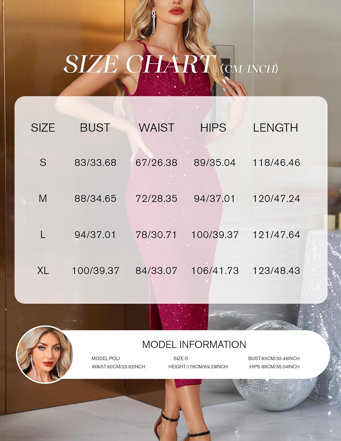 BeryLove Sequin Homecoming Cocktail Formal Spaghetti Strap Dresses Wedding Guest Glitter Sparkly Party Prom Dress - Image 7