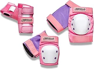 Impala Rollerskates Impala Protective Set (Little Kids/Big Kids) Pink MD (7-9 Years)