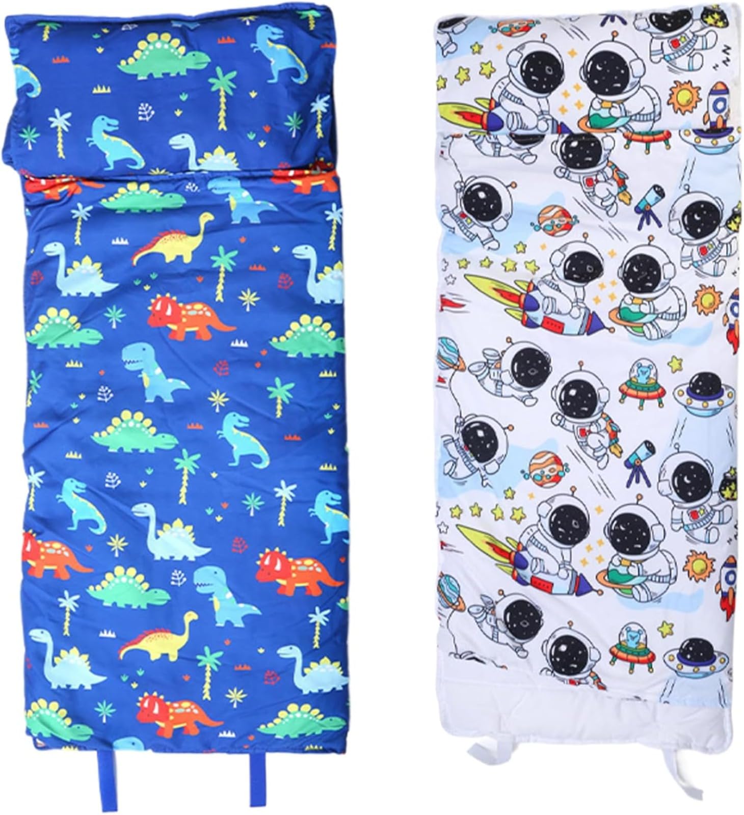 Tapis De Couchage Et Sieste Avec Oreiller Et Couverture Thermique Pour École Maternelle Et Garderie - Sac De Sommeil Portable Pour Enfants