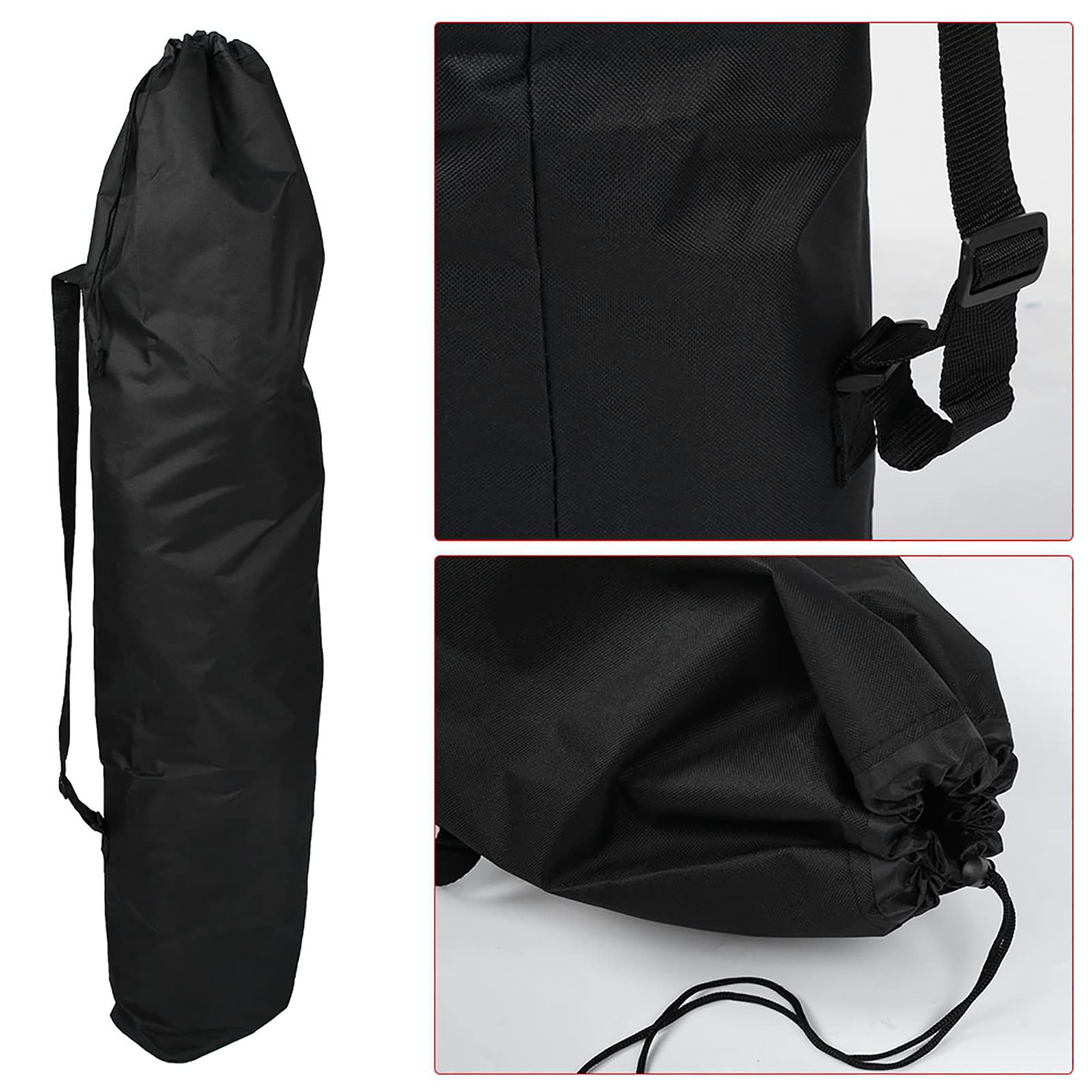 Sac Longboard 120x38cm Imperméable 600D Oxford Tissu Sac Valise Sac à Dos pour Transporter et Protéger Longboards
