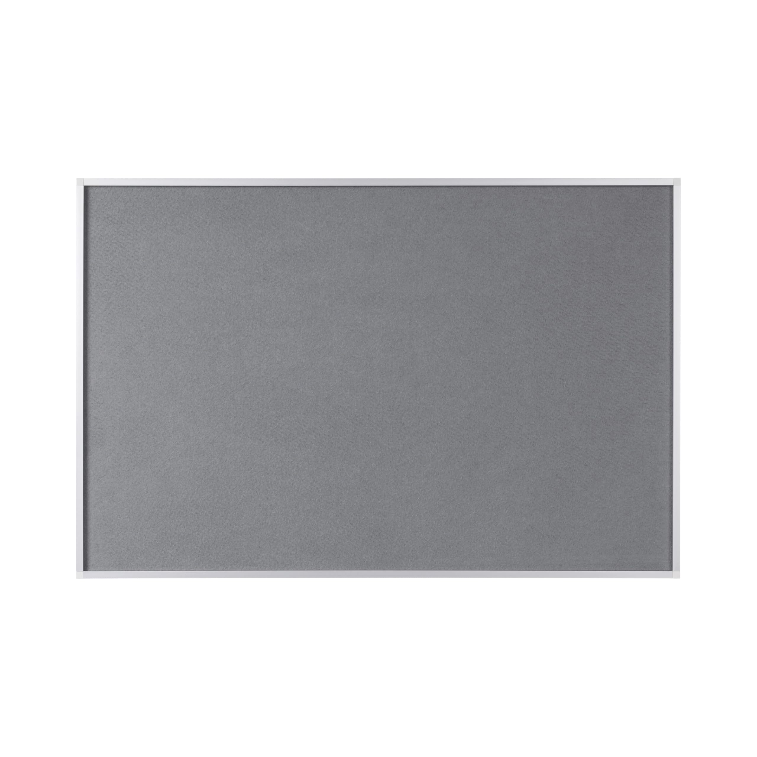 Bi-Office Filztafel New Generation, Pinnwand mit Aluminiumrahmen, 120 x 90 cm, Grau