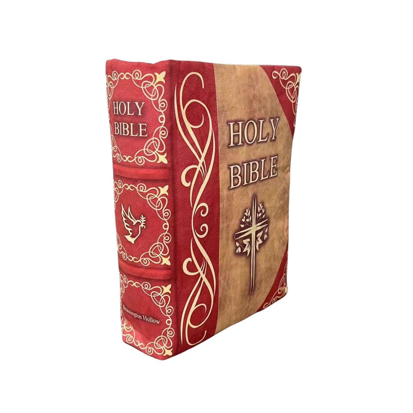 LSTTBO Holy Bibles Plushes Pillow Religious Homes Decors Removable Covers Spiritual Companion Gift Cushions for Group Gift Plushes Book