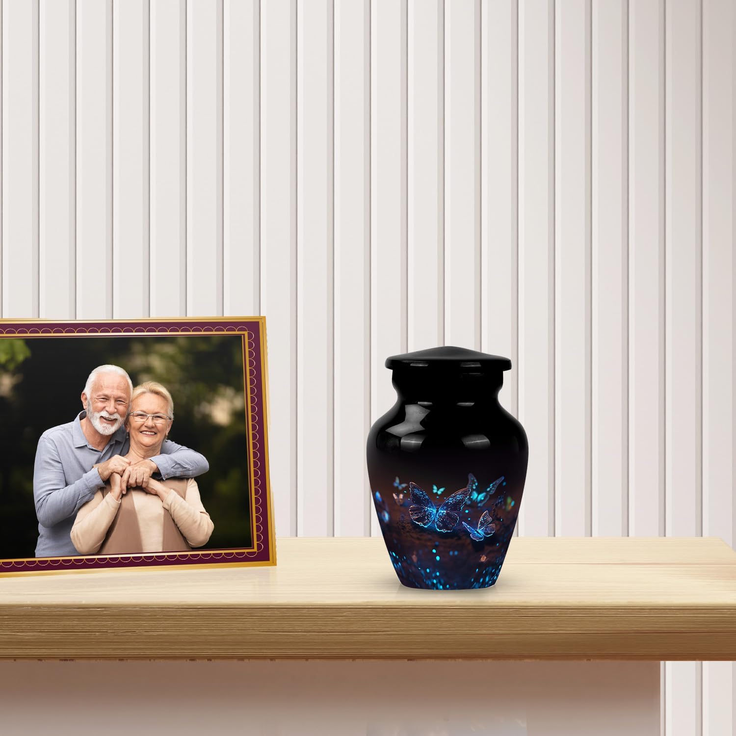 Butterfly Mini Urns for Human Ashes Keepsake - Cremation Urn for Adult Male & Female Ashes - Funeral Memorial Urn for Mom - 3 Inch 4 Pcs