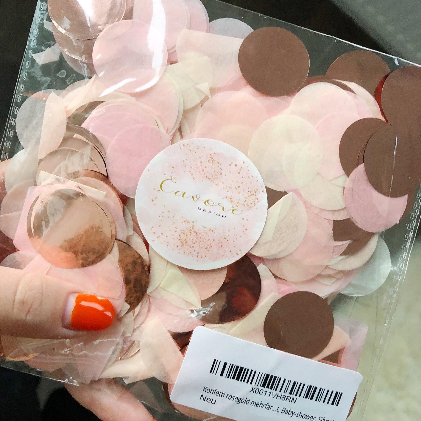 Rosa-weißes Konfetti, 2,5 Cm Rund, 30 G (ca. 1500 Stück) – Perfekte Partydeko Für Geburtstage, Taufe & Mädelsabend