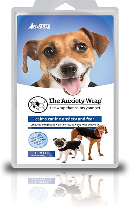 Amazon Com Company Of Animals Anxiety Wrap Black Toy Sized Pet Supplies