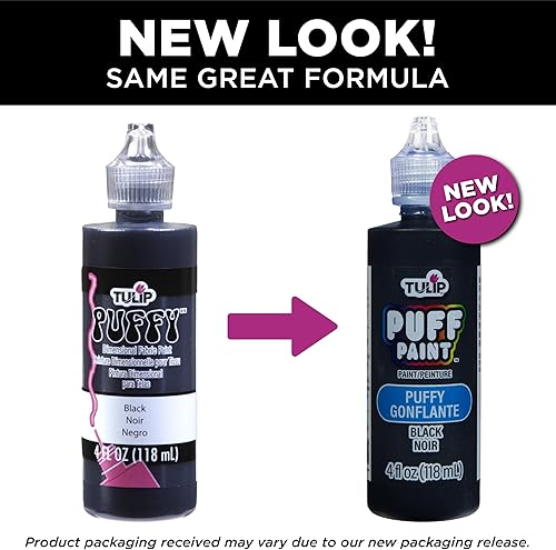 Miniatura 108 de Tulip pintura en relieve para tela 4 onzas Morado brillante