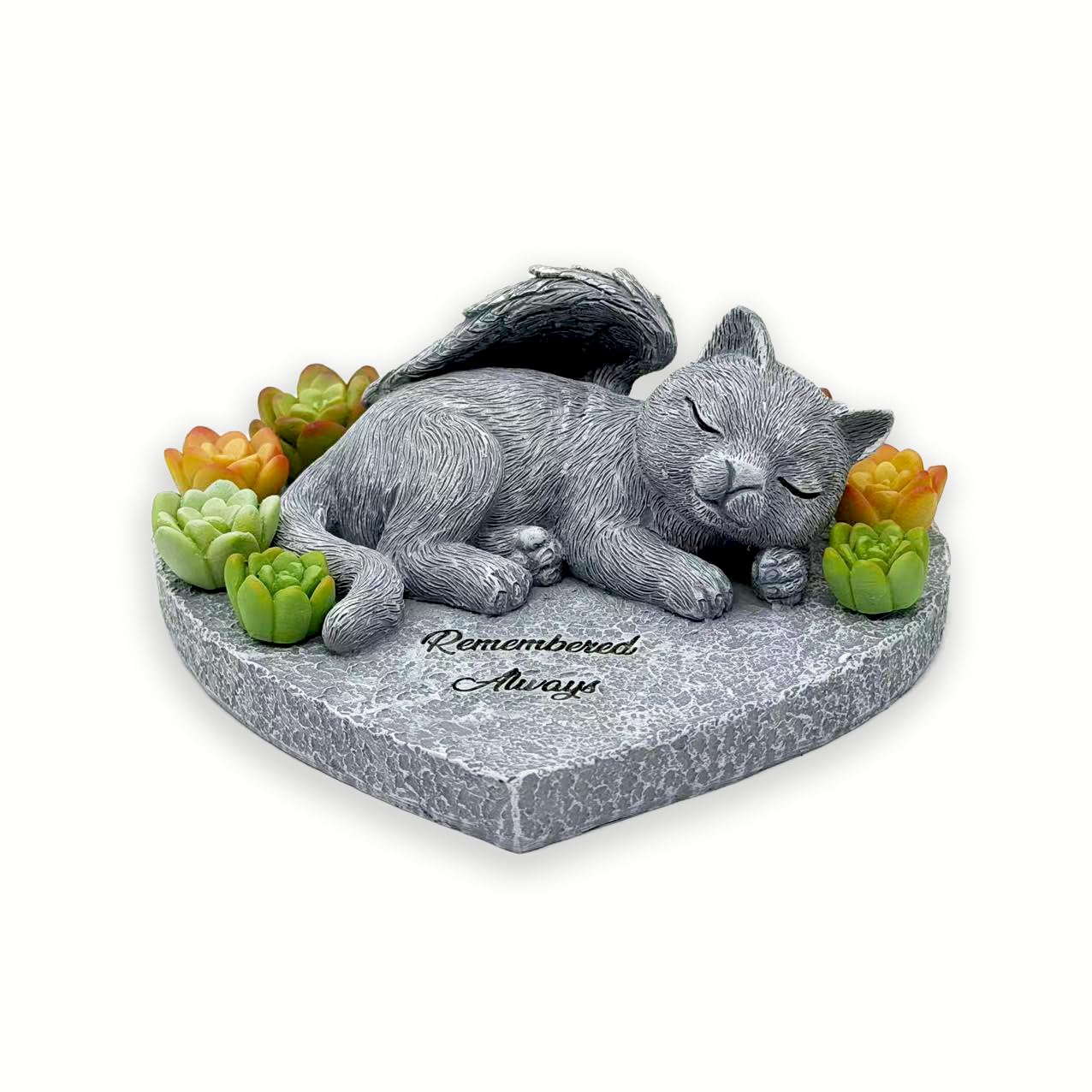 Swaite Sleeping Cat Garden Statue - memorials and funerary pet | Mubboo
