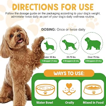 Dog Worming Gut Health Supplement Drops with Probiotics 60ml