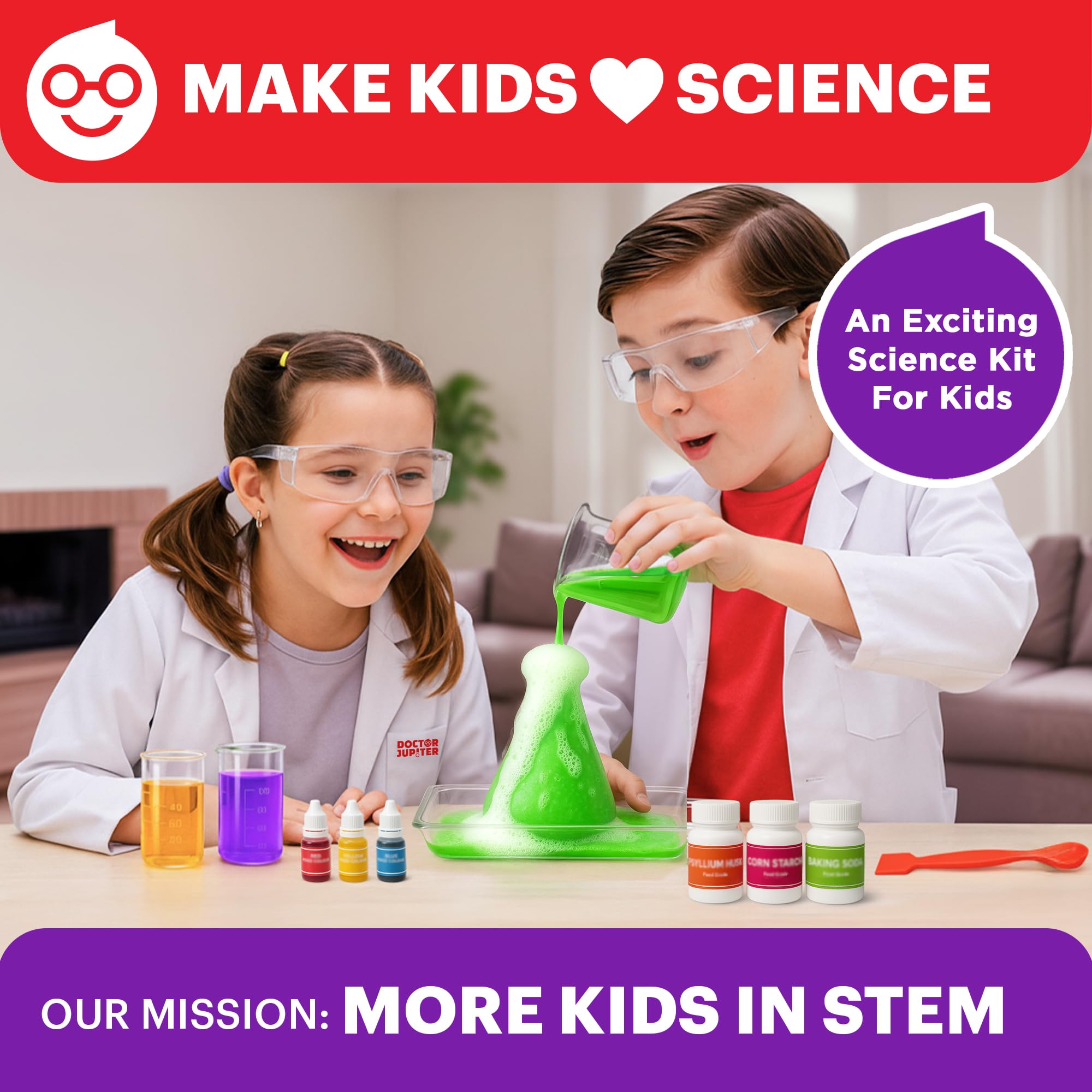 Doctor Jupiter My First Science Experiments Kit for Kids Ages 4+ — Amazon image 2