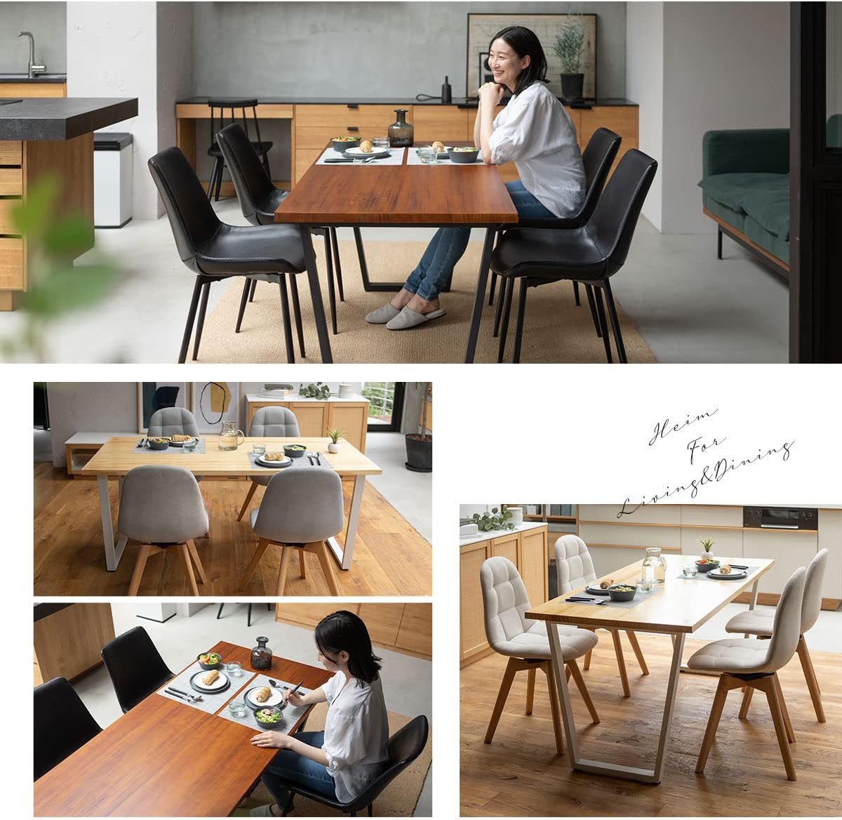 エムール ダイニングテーブル テーブル HEIM ナチュラル 天然木パイン