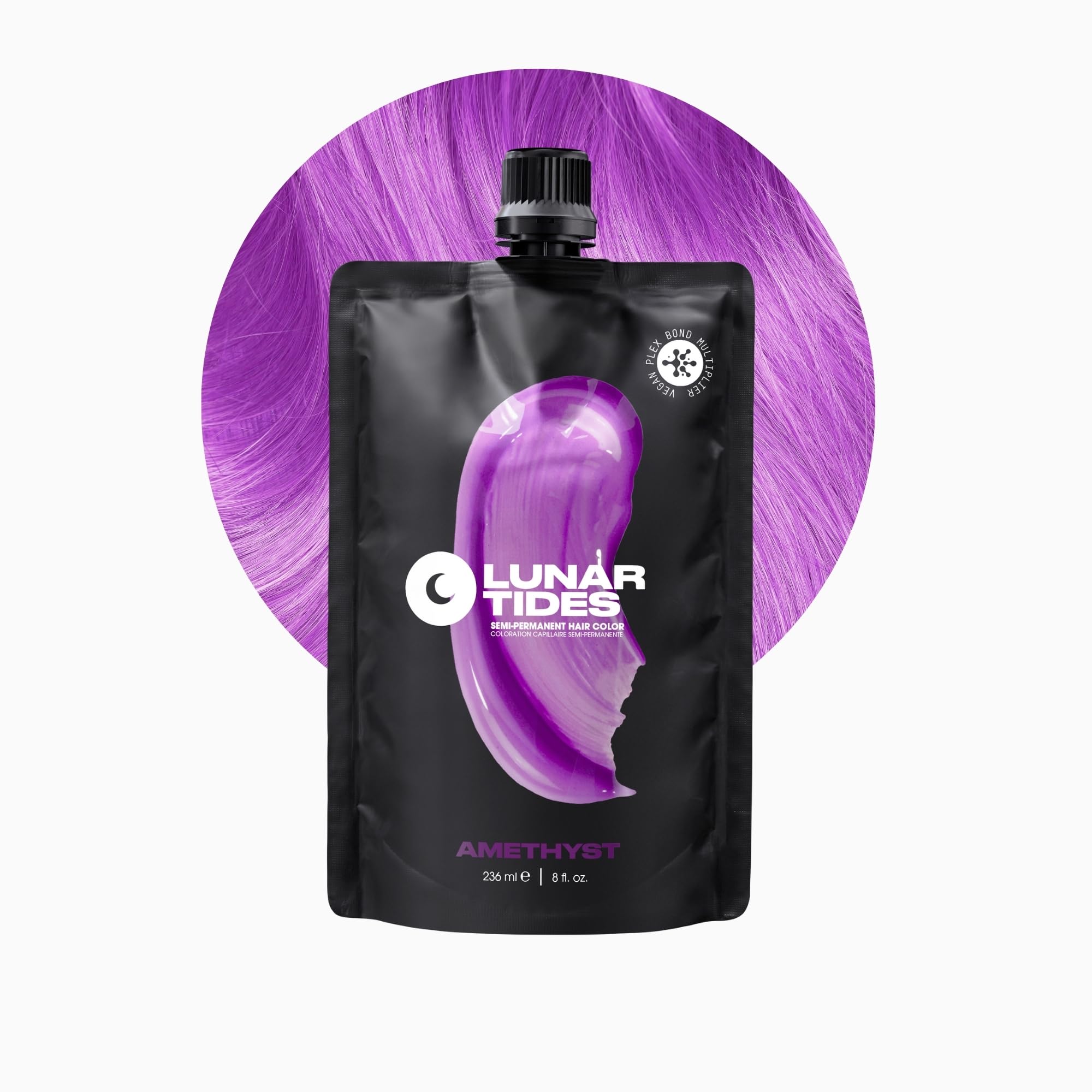 Lunar Tides Semi-Permanent Hair Color (43 colors) (Amethyst, 8 fl. oz.)