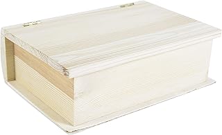 Wood Keepsake Book Box 7"X5"X2.25"