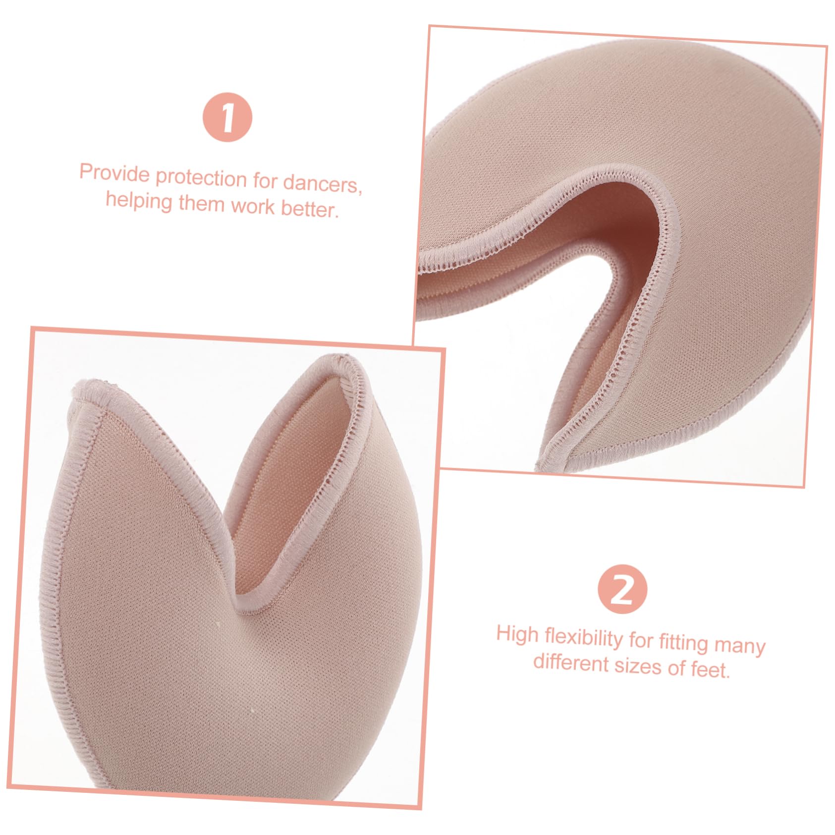 Healeved 10paare Elastische Fußzehenabdeckungen Schutzhüllen Für Ballett Und Halbsohlen Für Für Latin Und Bauchtanz Hohe Flexibilität Und Druckentlastung Für Vorfuß