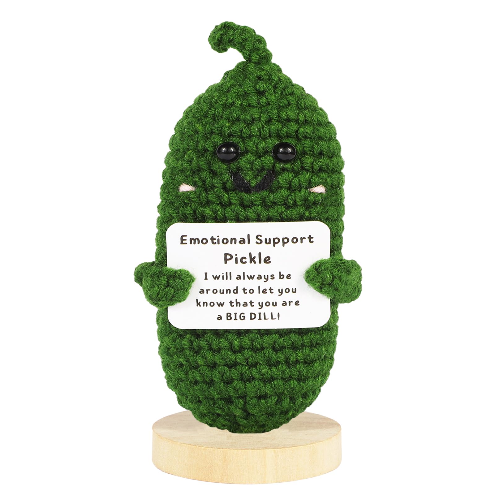 peljoafHandmade Emotional Support Pickled Cucumber Gift Kit - A Charming and snug Crafting Experience, Perfect for Gifting to Loved Ones!(Pickle B)