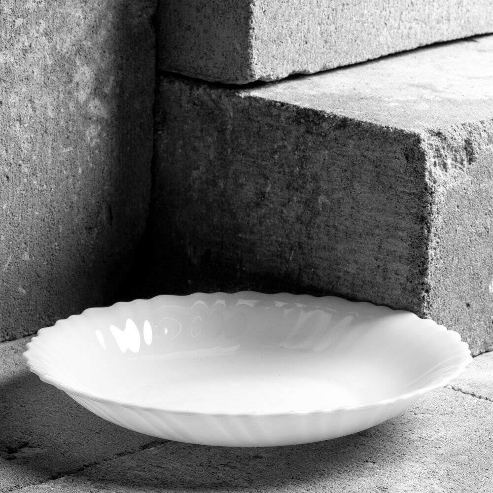 IncrizmaTempered 20 cm Soup Plate- Pack of 2 Pc