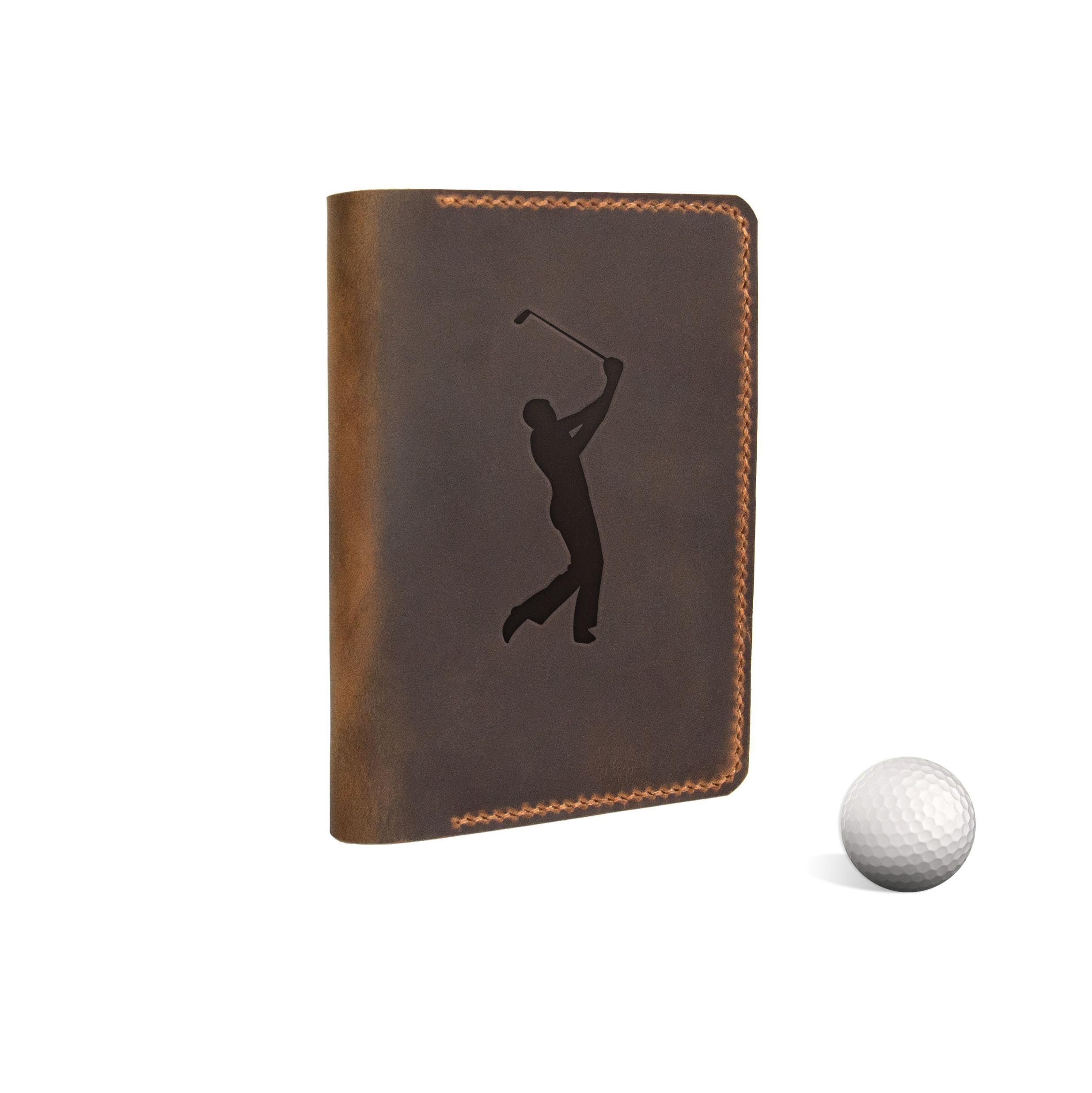 Personalized Leather Golf Scorecard & Yardage Book ...