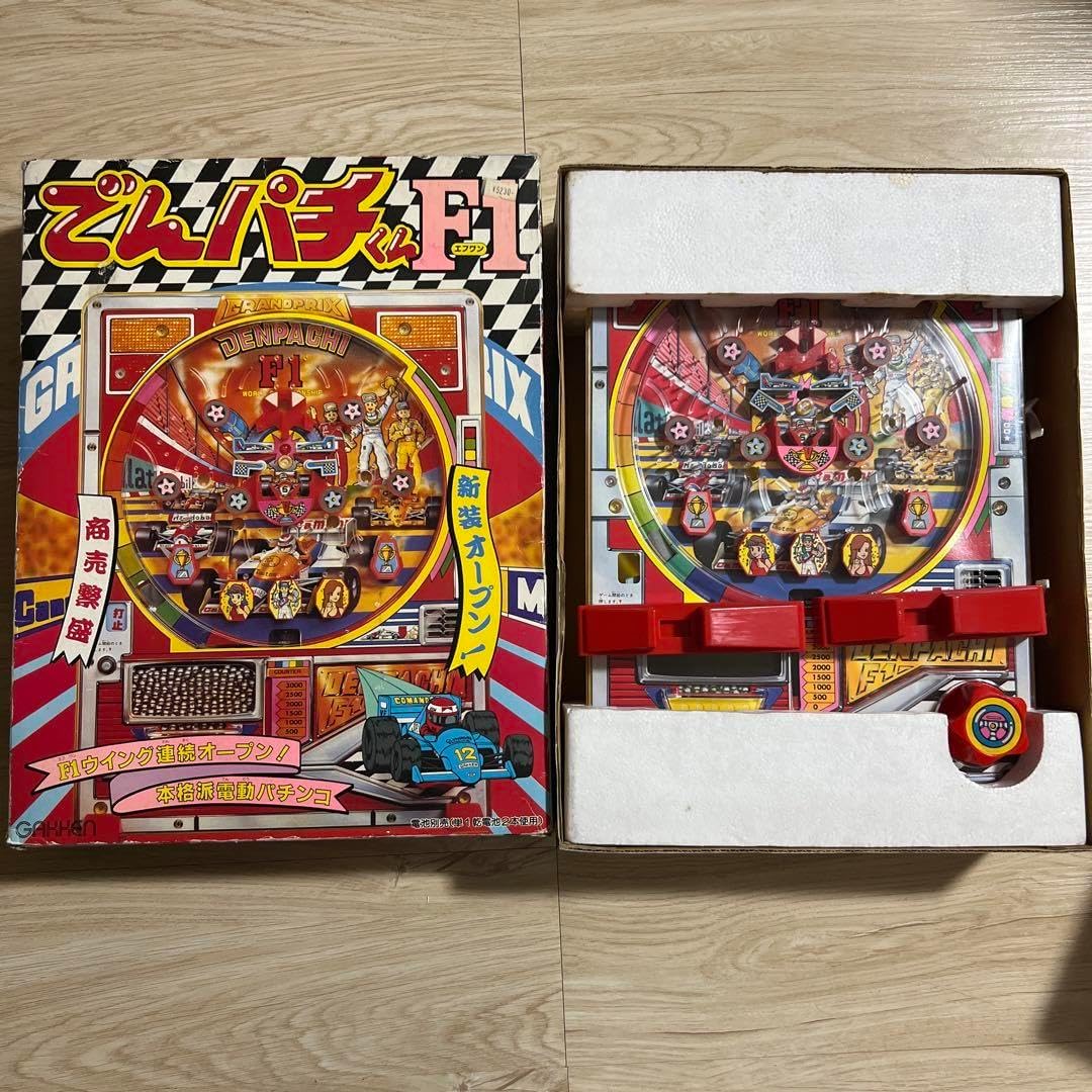 【美品】 でんパチくん　F1　エフワン　学研 Amazon.co.jp: レトロ 当時物 日本製 GAKKEN 学研 でんパチくん