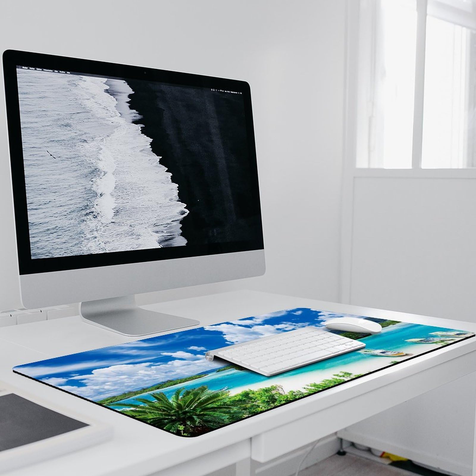 Amazon | マウスパッド ゲーミング おしゃれ 日本の風景 石垣島の碧い