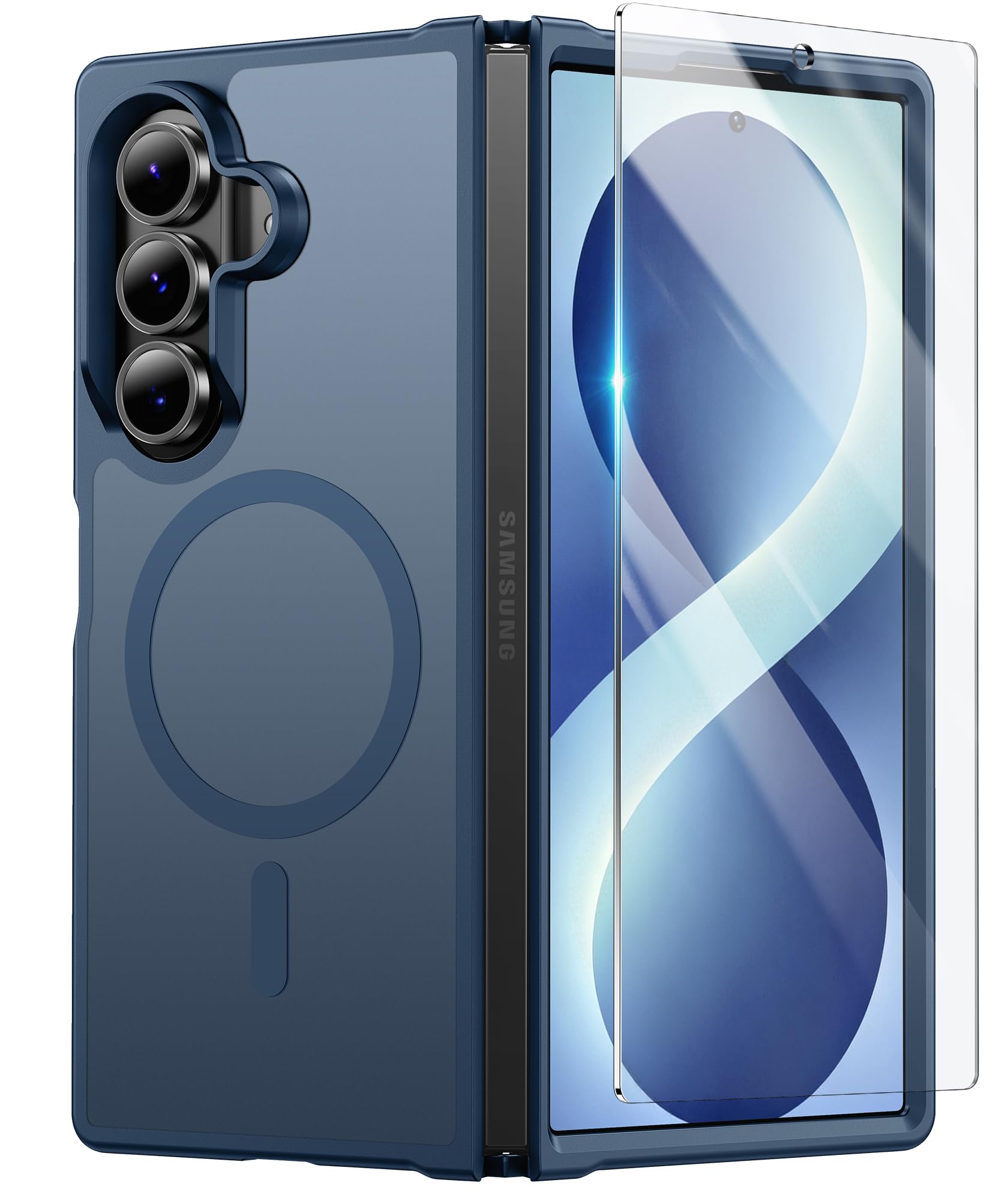 FNTCASE for Samsung Galaxy Z-Fold-8-Ultra Case Samsung Z Fold 7 Matte Case