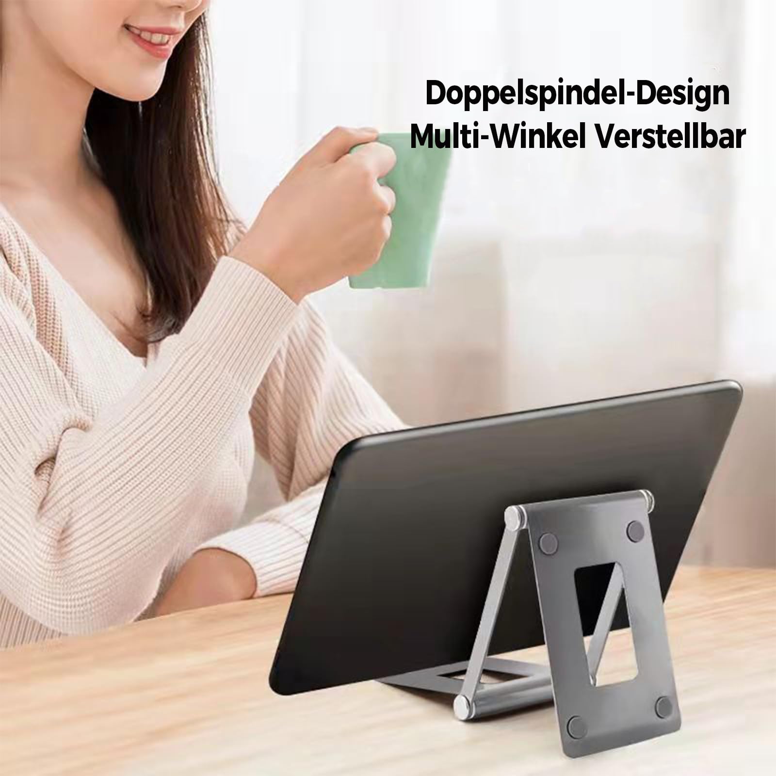 Support De Téléphone Et Tablette Pliant Réglable À 4 Angles Yesido C141