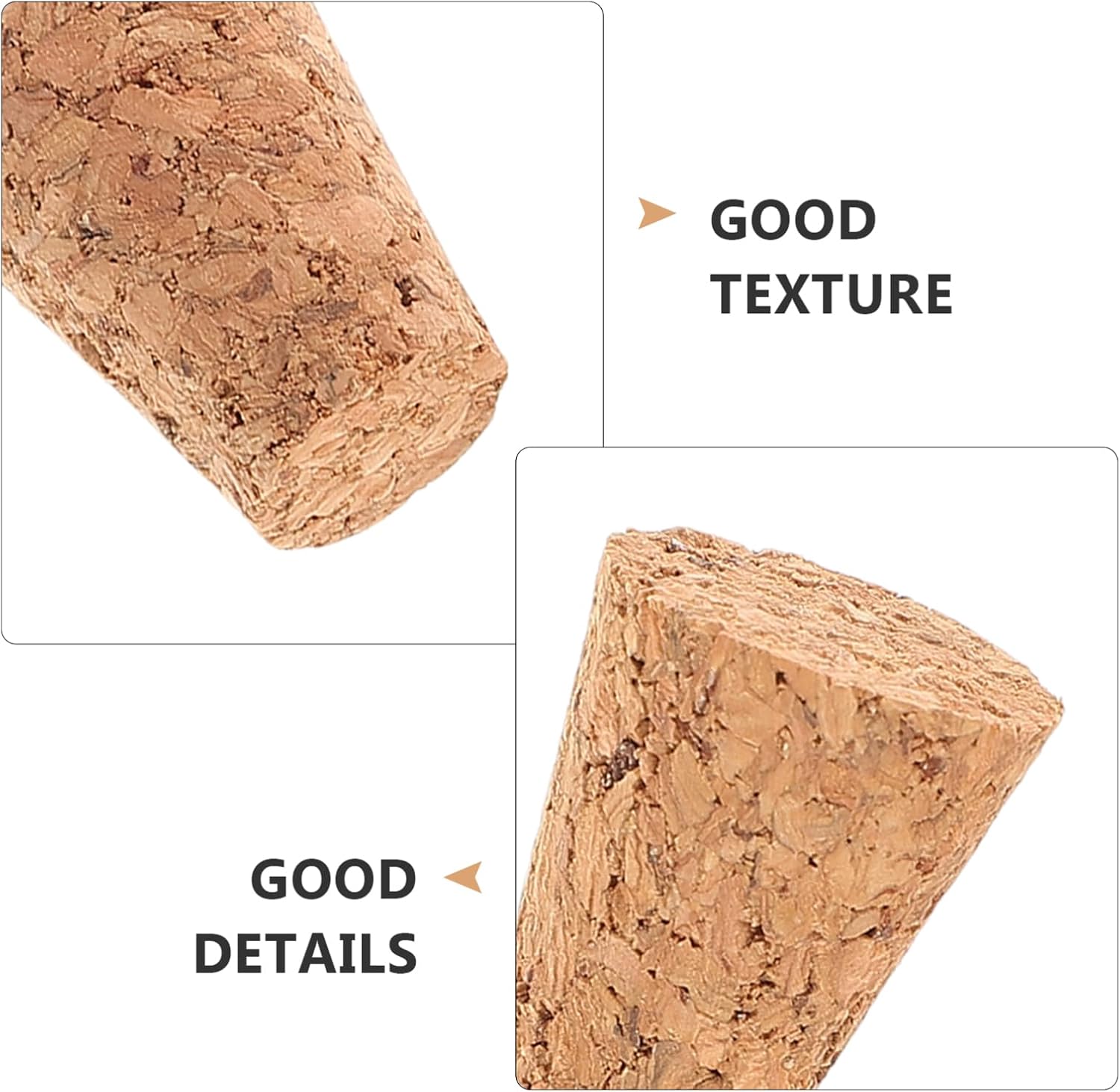 20pcs Tapered Wooden Cork Stopper for Beer and Glass Bottles