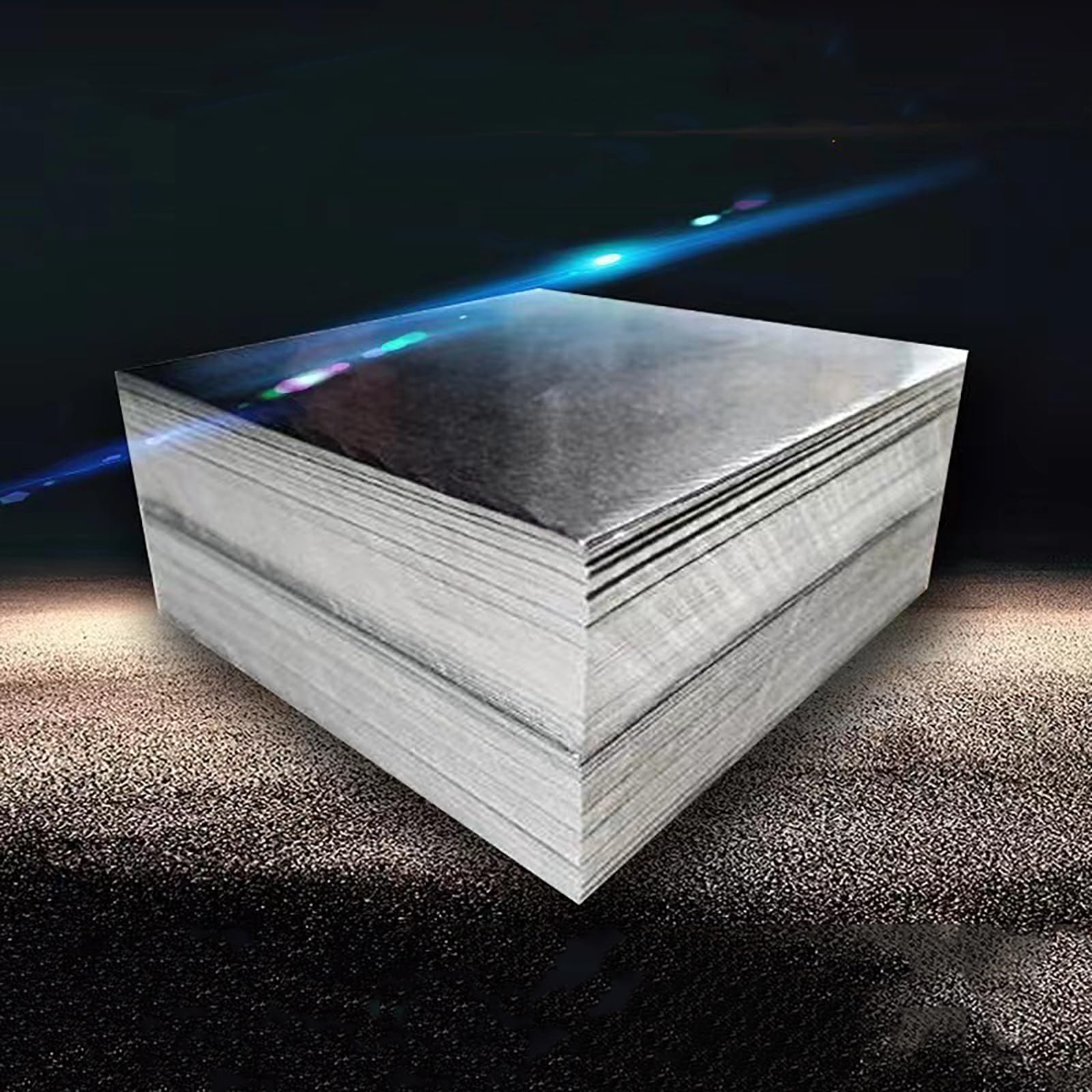 200 Hojas de Papel Aluminio Resistente a Altas Temperaturas, Grueso y Resistente para Cocinar – para Envolver Sándwiches, Perritos Calientes y Alimentos, para Horno(Size:45*45CM,Color:Silver - 18μm)