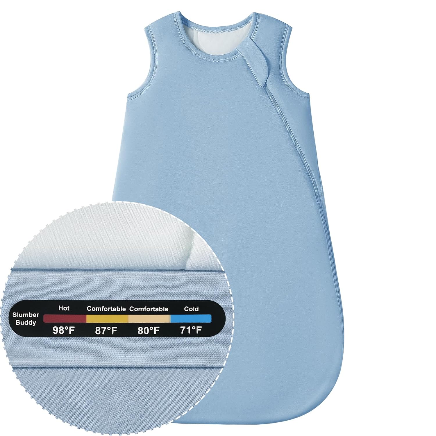 Baby Bamboo Viscose Sleep Sack 6-12 Months 12-18 Months, 70% Rayon Made from Bamboo 30% Cotton 1.0 TOG Toddler Infant Baby Sleeping Bag, Winter Babysack Sleepers Sleep Bag with Zipper Baby Bamboo Viscose Sleep Sack 6-12 Months 12-18 Months, 70% Rayon Made from Bamboo 30% Cotton 1.0 TOG Toddler Infant Baby Sleeping Bag, Winter Babysack Sleepers Sleep Bag with Zipper