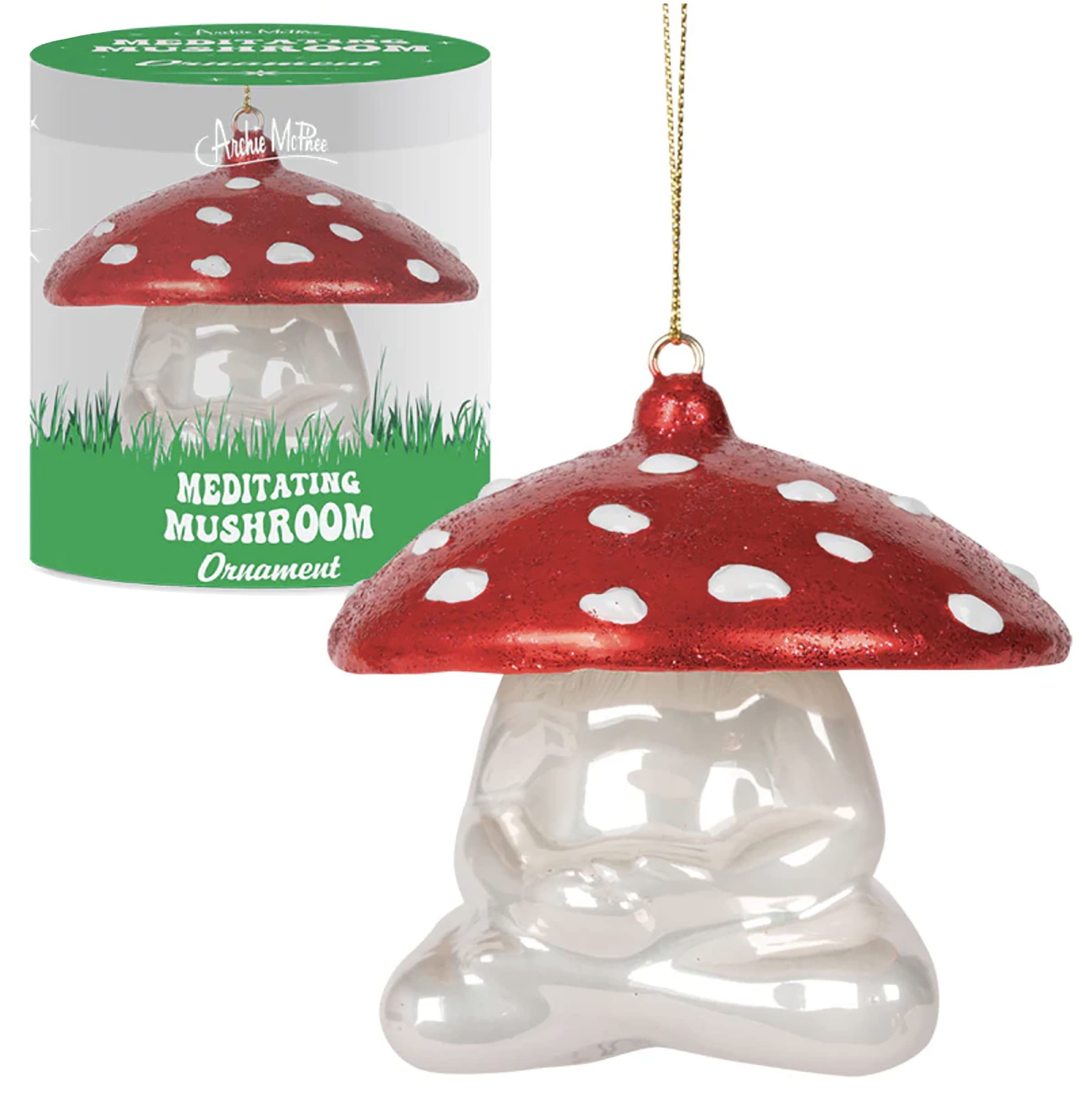 Amazon.com: Mcphee Meditating Mushroom Ornament : Home & Kitchen