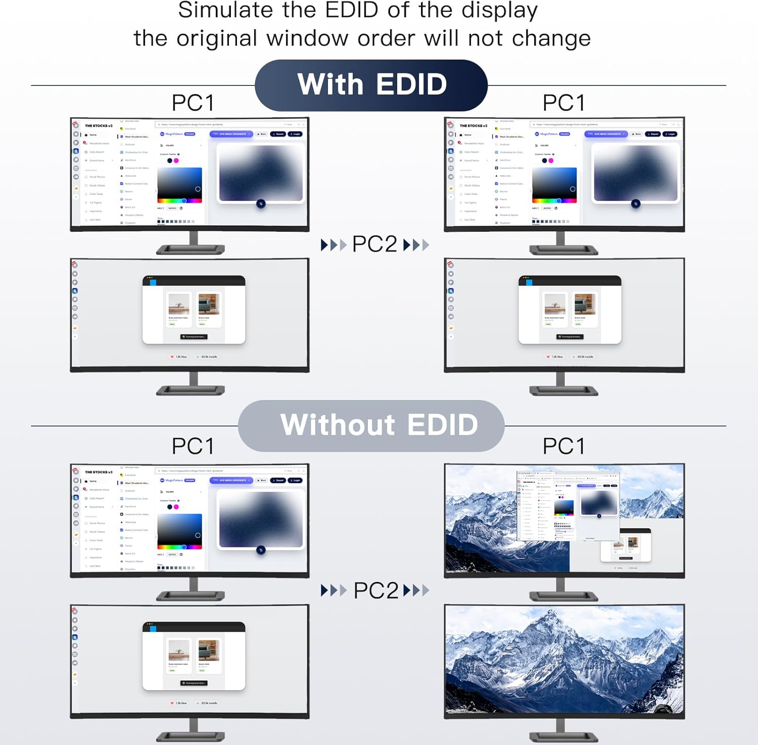 ATEN VC080 HDMI EDID保持器 VC080 EDIDエミュレーター 4K HDMI