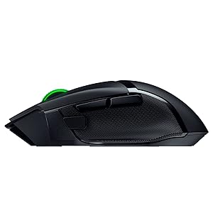 Razer Basilisk V3 X HyperSpeed Customizable Wireless Gaming Mouse: Mechanical Switches Gen-2-5G Advanced 18K Optical Sensor - Chroma RGB 9 Programmable Controls 535 Hr Battery Classic Black