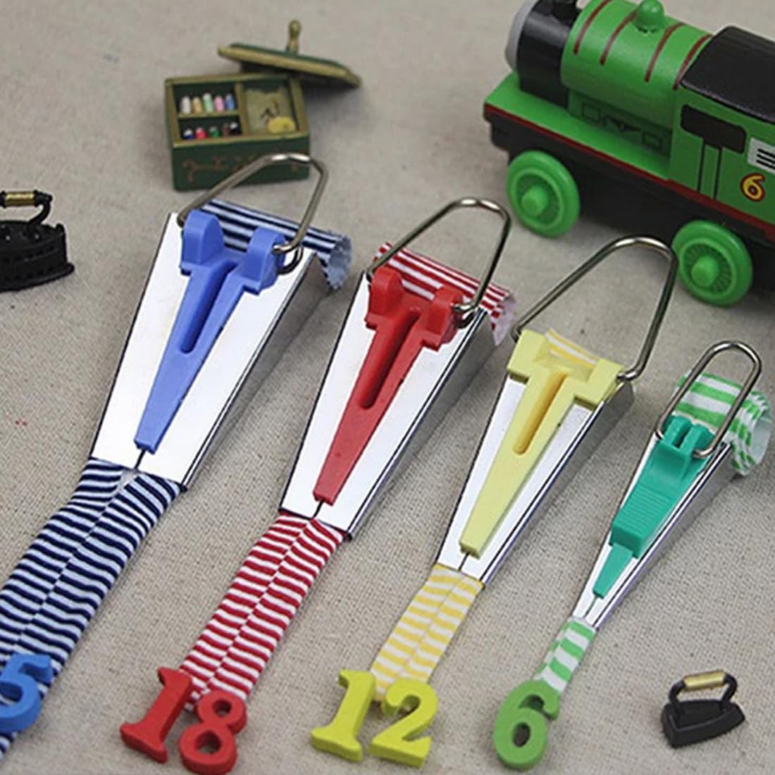 Set 5 Crea-Sbieco In Plastica Per Cucito E Patchwork - Strumento Multi Tool Per Nastri Bias - 2