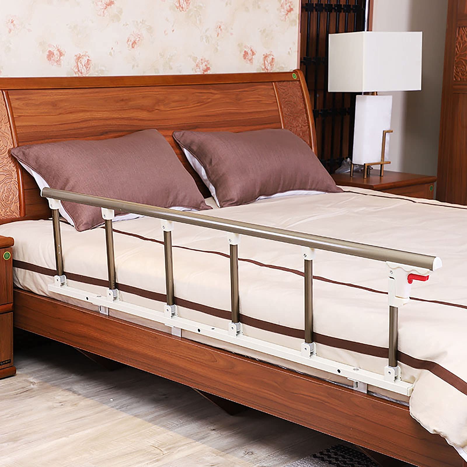 Barrière de lit pliable pour personnes âgées et adultes - Hauteur 35cm