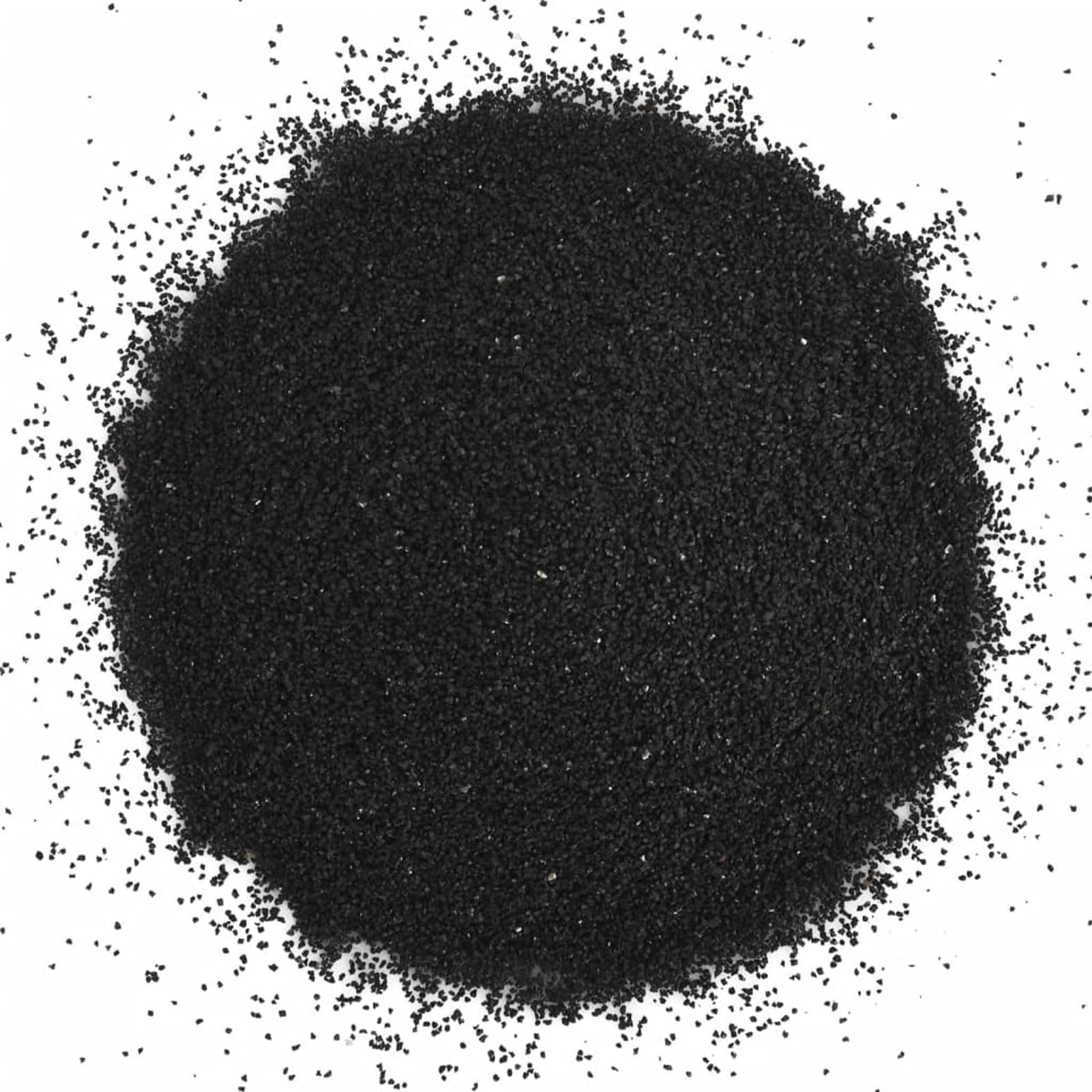 Aquariensand Schwarz 0,2-2 mm 25 kg Natürlicher Dekorativer Bodengrund für Süß- und Meerwasseraquarien 155294