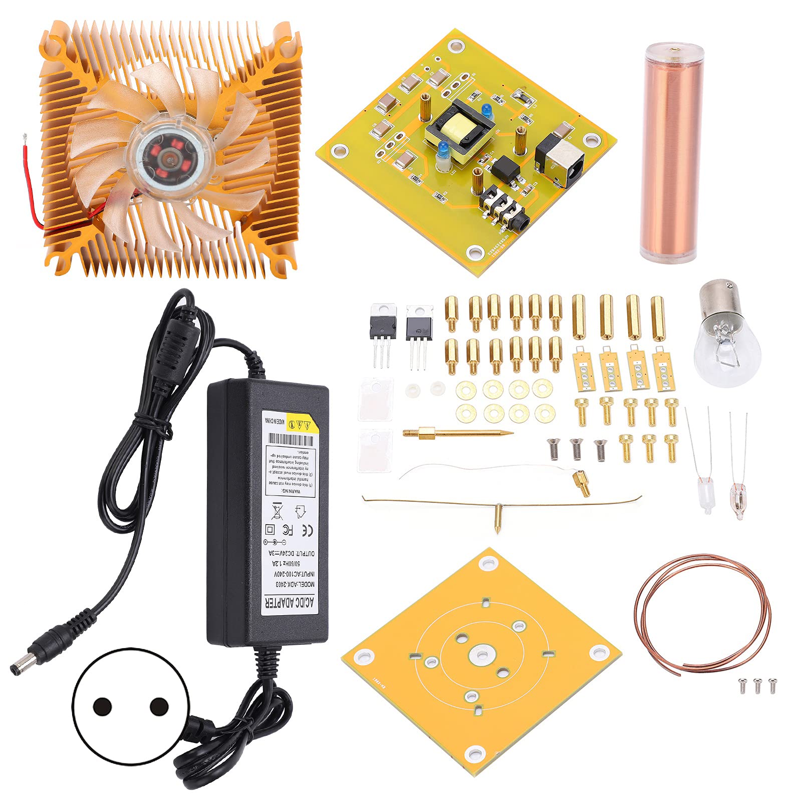 Mini bobina fai da te, bobina musicale Accessori fai da te Kit bobina musicale per intrattenimento per la trasmissione di energia elettrica(#2)