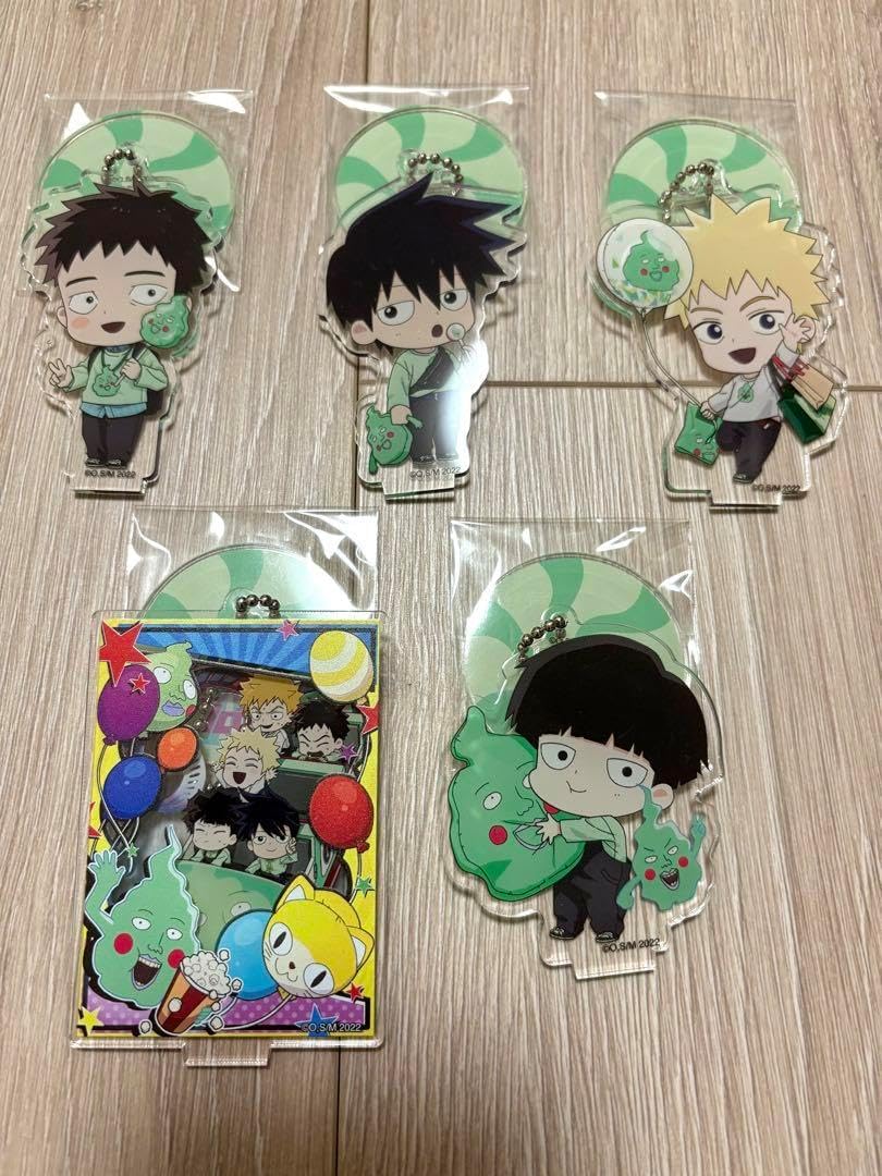 匿名配送】モブサイコ100 フリュー モブ 霊幻 エクボ 律 コンプセット 匿名配送】モブサイコ100 フリュー モブ 霊幻 エクボ 律 コンプセット