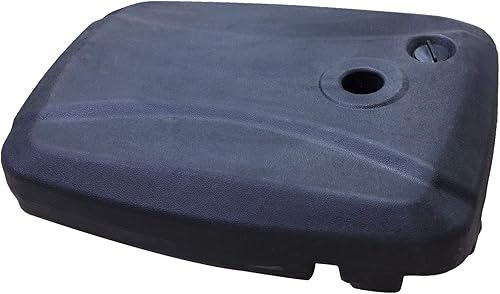 LOKATSE HOME Base de sombrilla para patio de alta resistencia, soporte pesado relleno de agua de plástico para exteriores con soporte para ruedas,