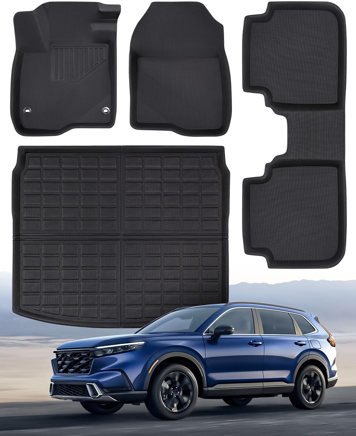 Replacement Sun Visor For Honda CR-V 2017-2022 - Grey Fabric Left Or Right Side, Easy Snap-in Installation