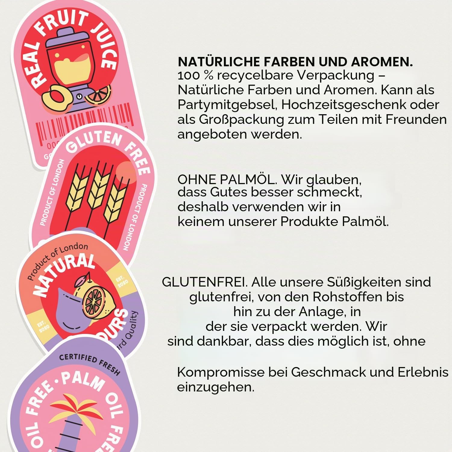 Yumma Candy Adventskalender | Luxuriöser Genusskalender mit 24 süßen Fruchtgummi-Überraschungen