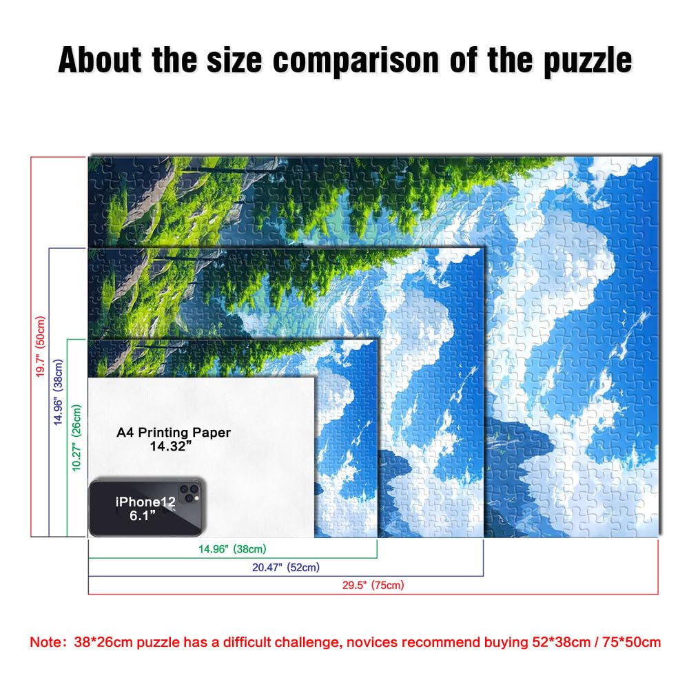 Majestic Peaks Puzzle da 2000 pezzi per adolescenti Aiuta il cervello ad allenare i giocattoli che creano dipendenza per coltivare la pazienza Adatto alle coppie 70x100cm
