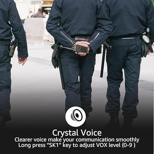 Miniatura 4 de Retevis RT48 IP67 Walkie Talkie impermeable, radio de 2 vías resistente con auricular, grado militar, resistente, Squelch, VOX, alarma SOS, radio