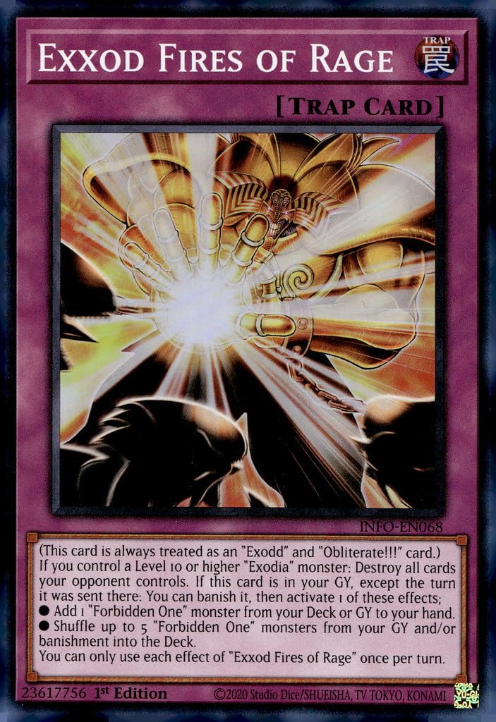 Amazon.com: Exxod Fires of Rage - INFO-EN068 - Super Rare - 1st
