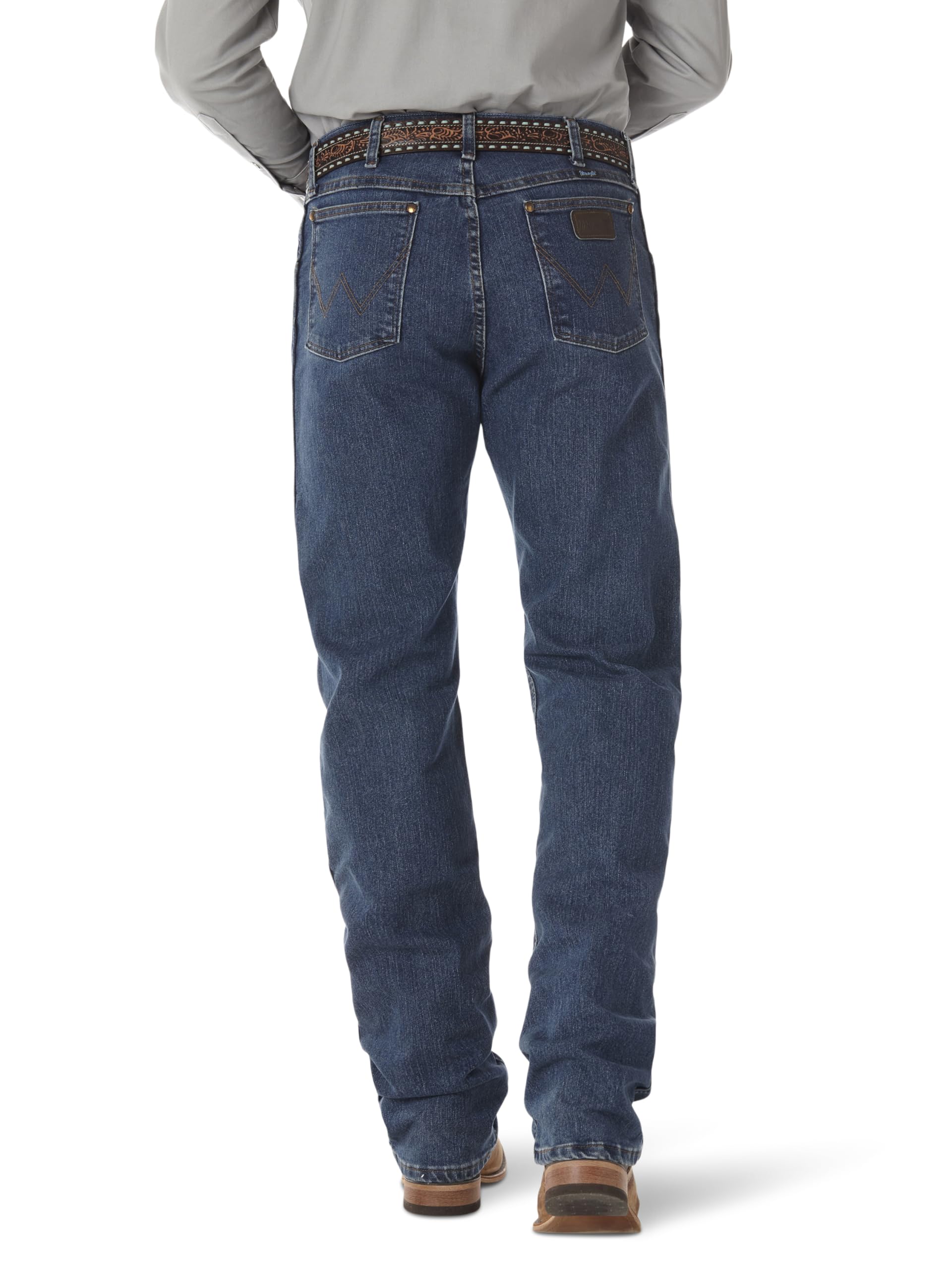 Wrangler Herren Hochwertige Performance Cowboy-Schnitt, Komfortabel, Feuchtigkeitsableitend, Schmale Passform Jeans, Vintage-Stein… – Ansicht 2