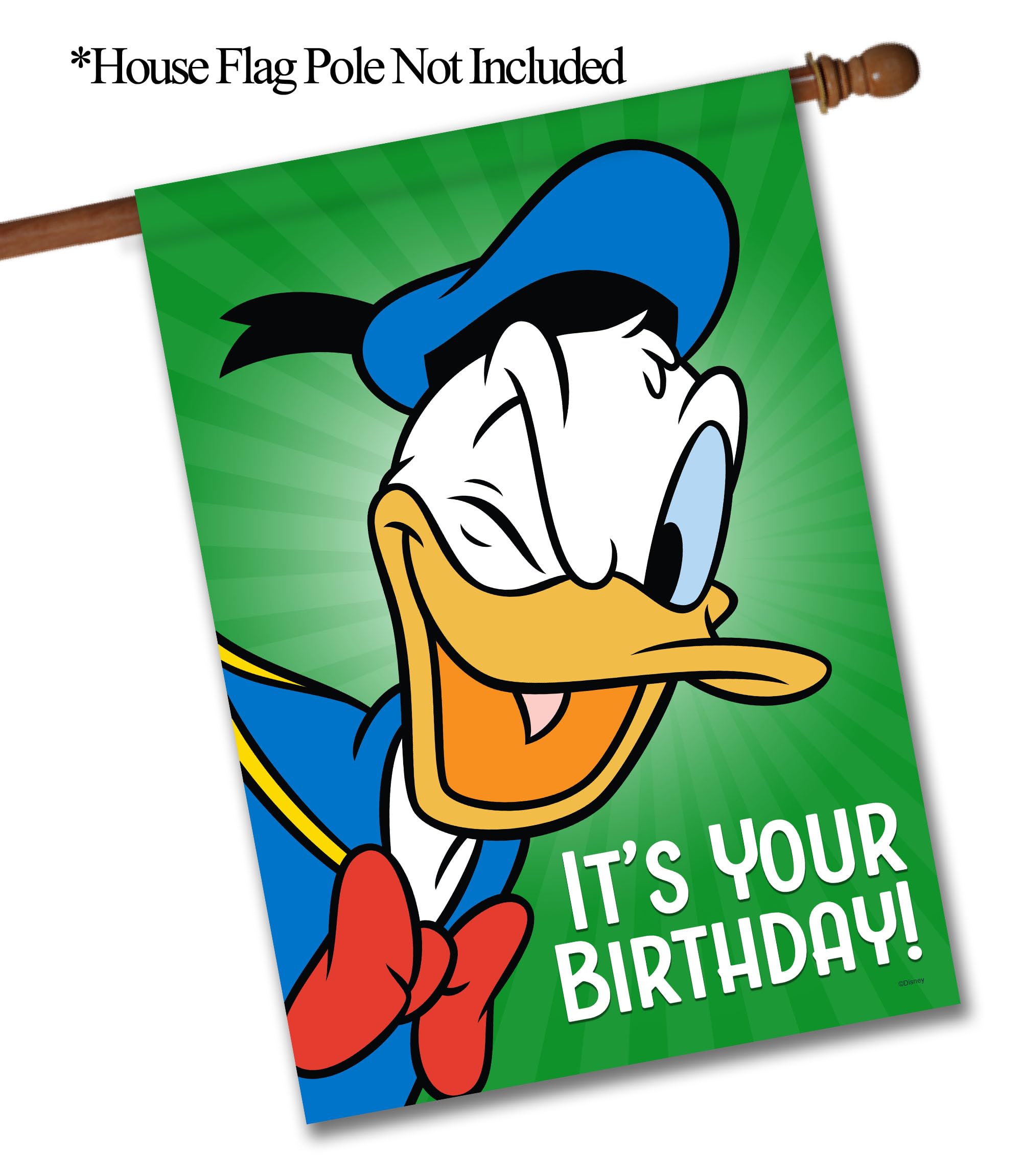 Amazon.com : Flagology.com, Disney It's Your Birthday Donald Duck