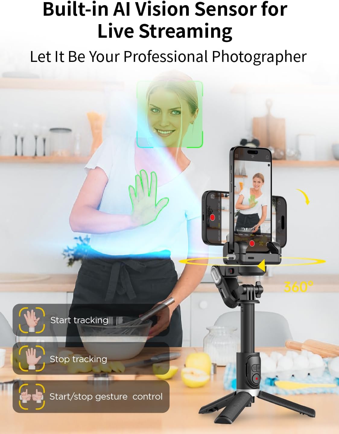 AI Vision Sensor for Live Streaming