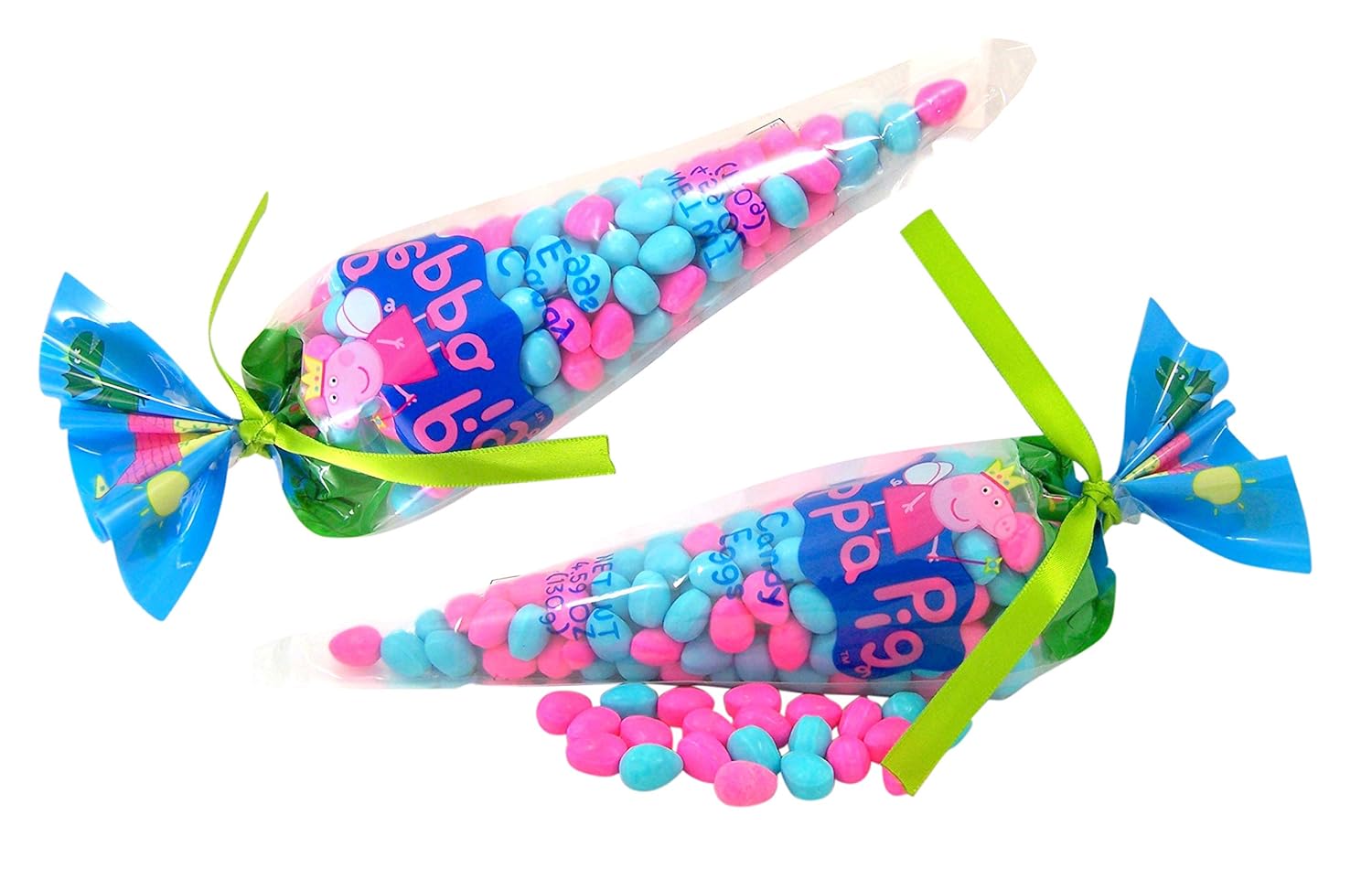 Peppa Pig Candy Eggs in Carrot Shaped Bag Easter Basket