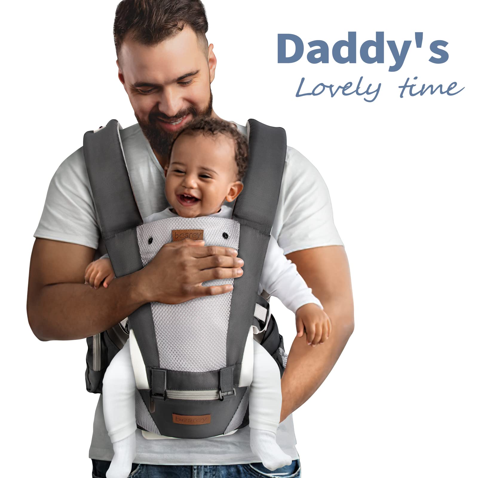 Buy besrey Baby Carrier Front Facing Holder, Hip Seat for Walk, Men