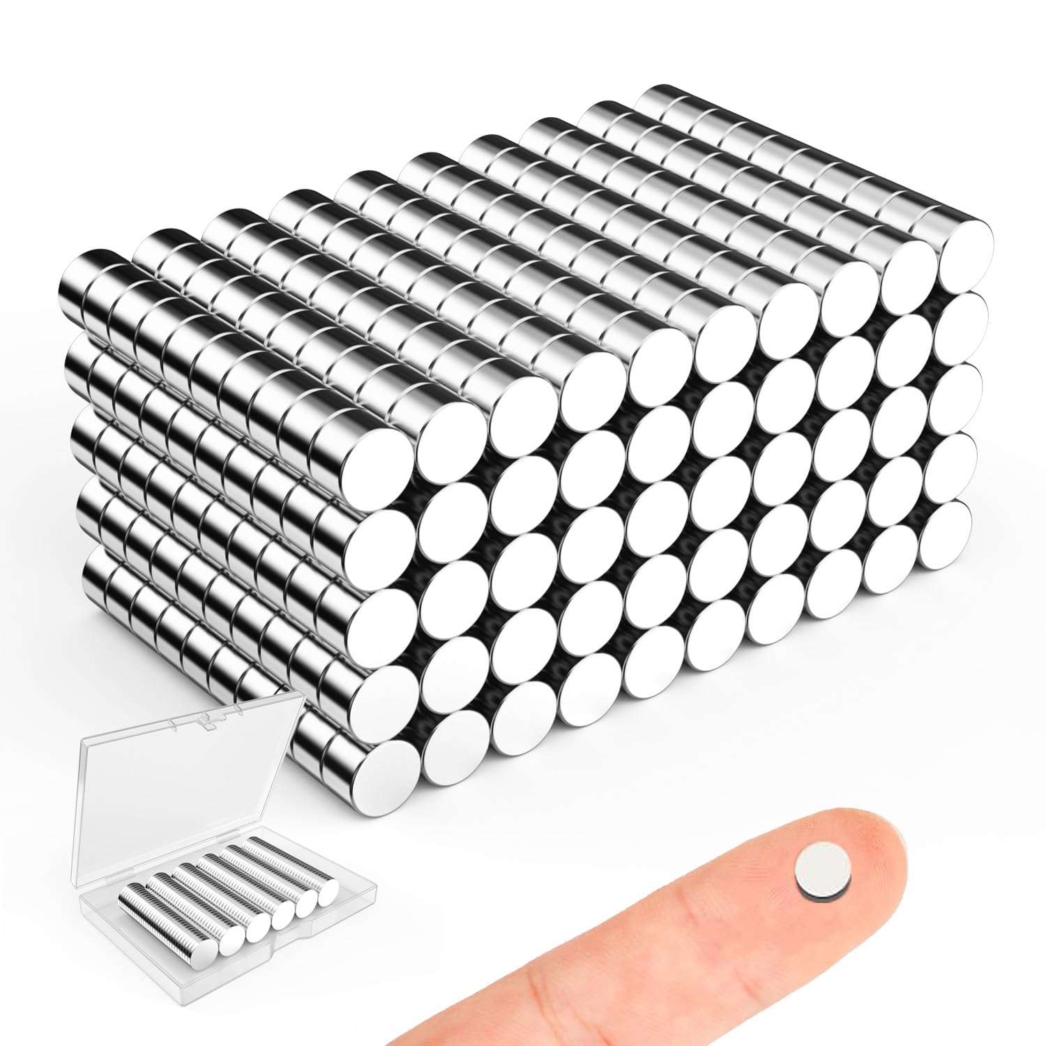 Small Magnets for Crafts, 10x3 mm Round Magnets 100 Pack — Amazon image 26