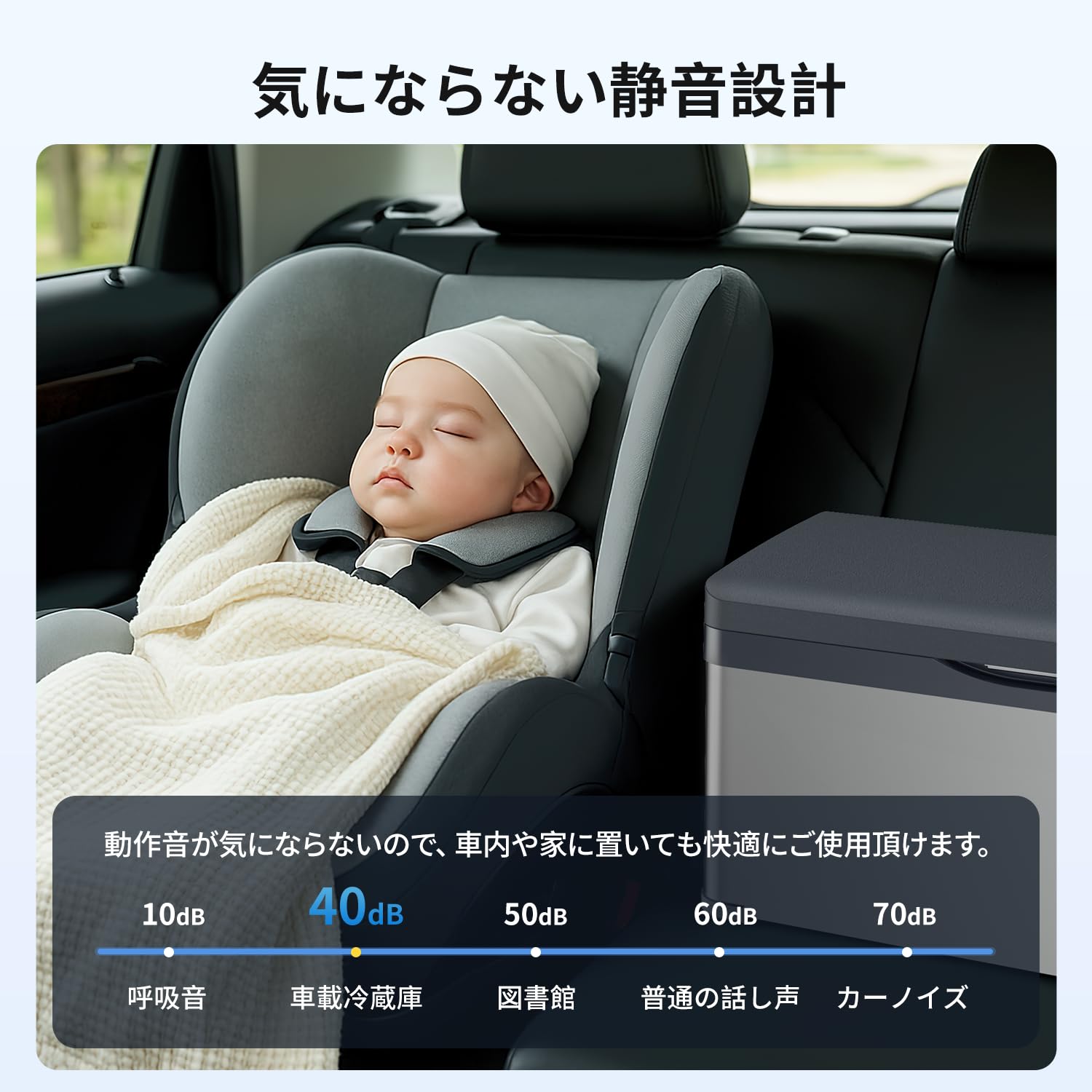 Amazon.co.jp: ポータブル冷蔵庫 急速冷凍可能な 車載冷蔵庫 車載